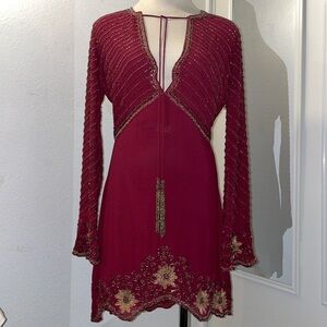 Nasty Gal Beading is Fundamental Dress XS